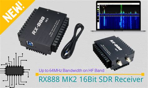 RX888 MK2 16BIT Software Defined Radio .